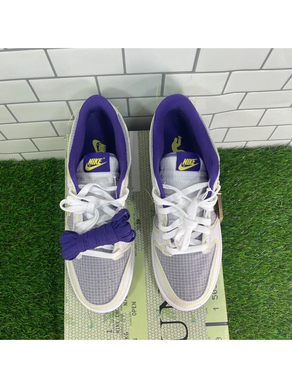 Nike Dunk Low x Union Passport 8.5 Men “Court Purple” 10W